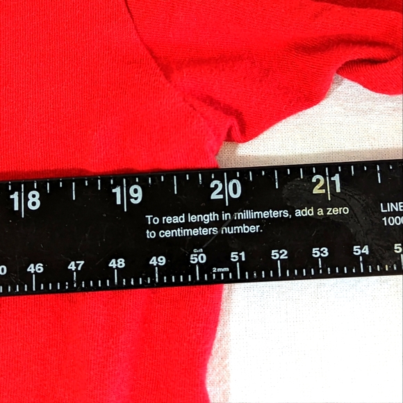 RAWYALTY BOMB RAW DRIP RED CHENILLE TEE-RED Medium - Picture 4 of 9